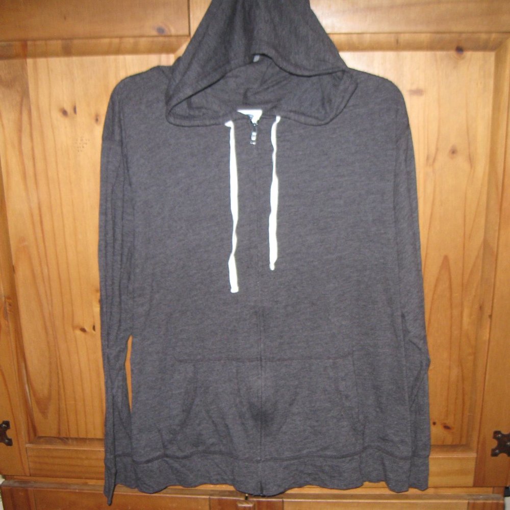 Light Weight Hoodie Gray size X Large